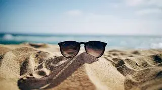 Okulary na plaży
