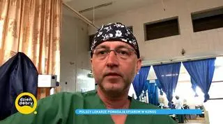 Wybuch wulkanu w Kongo. Polski ortopeda pomaga potrzebującym