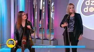 Pinky Loops - elektryczny duet smyczkowy na scenie Dzień Dobry TVN 