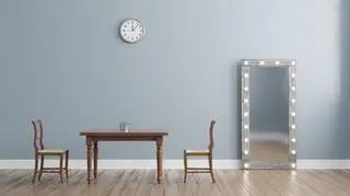 lustro, dom, salon