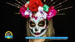 Makijaż na Halloween krok po kroku. Jak wykonać meksykańską czaszkę?