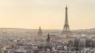 Widok na Paryż i Wieżę Eiffla