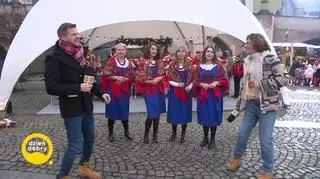Świąteczne Miasteczko Dzień Dobry TVN.  Jajecznica z 700 jaj, armia pruska i "Dzikie koty" siostry Beni