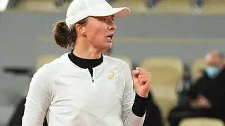 Iga Świątek pokazała zdjęcie ze swoim idolem. "Oto ja, Rafa i jego udo..."