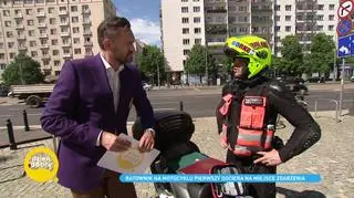 Jest szybszy od karetki - motoambulansem dociera na miejsce nawet w 4 minuty. "Urodziłem się, by pomagać"