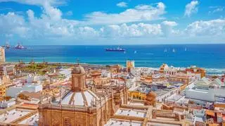 Gran Canaria. Miasto panorama