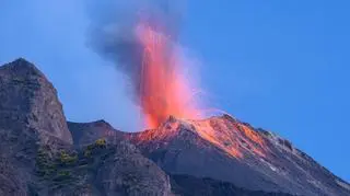 Wybuch wulkanu Stromboli