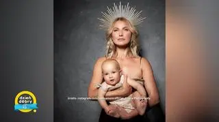 Joanna Moro jako królowa matka. Aktorka w odważnej sesji z dzieckiem