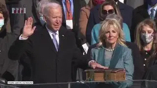 Joe Biden zaprzysiężony na prezydenta USA: "To jest dzień Ameryki, dzień demokracji". Podczas uroczystości hymn zaśpiewała Lady Gaga