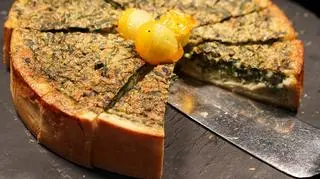 Bezglutenowa tarta ze szpinakiem