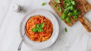 Porcja spaghetti