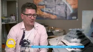Tworzy ze śmieci modele pojazdów z "Gwiezdnych Wojen". Kim jest Maciej Kwolek?