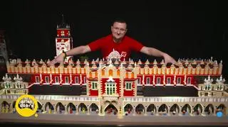 Mateusz Kustra zarabia na budowaniu z klocków Lego