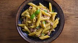 Makaron penne z tuńczykiem 