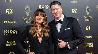 Robert Lewandowski i Anna Lewandowska - Złota piłka 2019