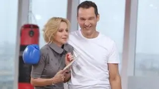 Jolanta Pieńkowska i Robert Kantereit