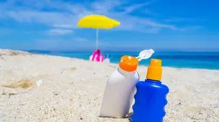 kremy do opalania na plaży 