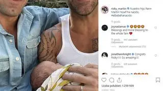 Ricky Martin został ojcem. Renn Martin-Yosef czwartym dzieckiem piosenkarza