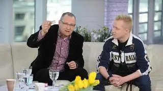 prof. Mariusz Jędrzejko i Robert Leszczyński