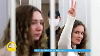 Dziennikarki Biełsatu skazane na dwa lata kolonii karnej. "Jest tam specyficzny reżim. Jeśli znajdą u ciebie cukierka, to mogą cię zamknąć w karcerze"