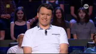 Dawid Tusiński - uczestnik gry w Milionerach 