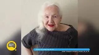 90-letnia instagramerka. "Ludziom podoba się to, że w tym wieku można żyć radośnie"