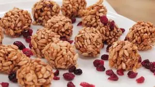 Dla łasuchów! Szyszki z ryżu i karmelu 