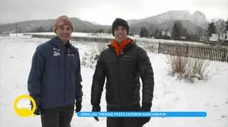 Góralski tor przeszkód, czyli trening w wykonaniu Andrzeja Bargiela i Staszka Karpiela-Bułecki