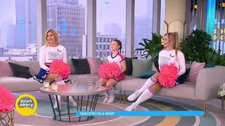 Cheerleaderki wspierają WOŚP. Tancerki wystawiły trening na licytację