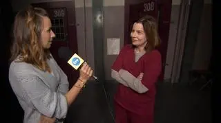 "Skazana". Agata Kulesza, Aleksandra Adamska i Bartosz Konopka za kulisami serialu TVN i Player.pl