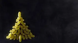 choinka z makaronu