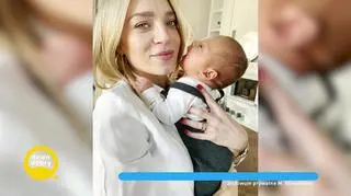 Martyna Gliwińska z synem