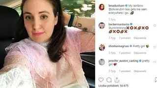 Lena Dunham - screen z instagrama 