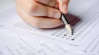 egzamin z matematyki, zaznaczanie odpowiedzi 