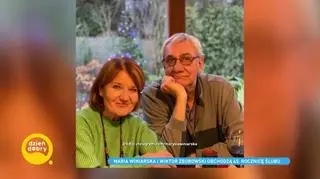 Maria Winiarska i Wiktor Zborowski obchodzą rocznicę ślubu. Córka pary: "Bolesna, jak mówi mój tata"