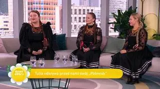 Zespół Tulia powraca z nową płytą "Półmrok". Na scenie Dzień Dobry TVN zaśpiewały najnowszy singiel