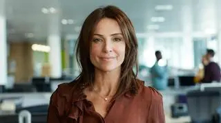 Kobieta brązowe włosy