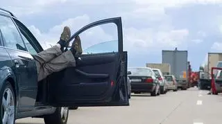 Korek na autostradzie 