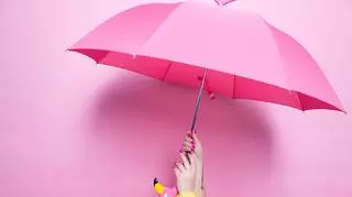 Różowy parasol 