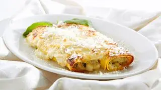 Cannelloni z ricottą i szpinakiem oraz sugo finto - przepis Cristiny Catese