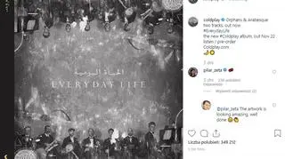 Okładka płyty Coldplay Everyday Life 