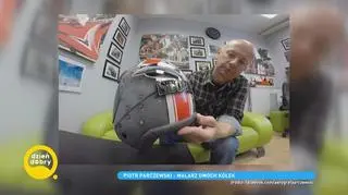 Piotr Parczewski od lat maluje motocykle. "Jego projekt to jest pierwsza półka w skali światowej"