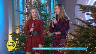 Magda Bereda i Amelia Kaczmarczyk śpiewają kolędę "Cicha noc". To był wyjątkowo poruszający występ