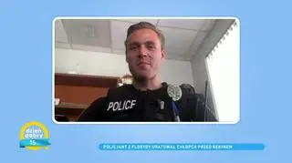Adrian Kosicki - policjant z Florydy uratował dziecko przed rekinem. "Chcę pomagać ludziom w kłopotach, taki już jestem"