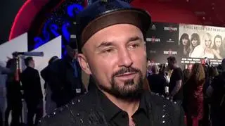 Patryk Vega na premierze filmu 