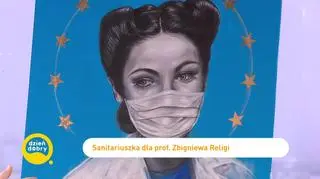 Wyjątkowa licytacja obrazu na rzecz fundacji im. Zbigniewa Religi. "Dobro darowane zawsze wraca"