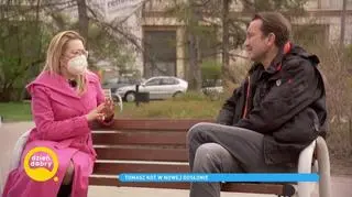 Tomasz Kot zatańczył w klipie Martin Lange. "Nie robię takich rzeczy na co dzień, więc mogłem pójść na całość" 