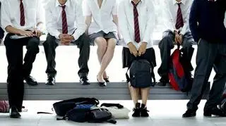 Uczniowie szkoły średniej