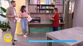 Sprytne meble do małych mieszkań. Biurko i łóżko w jednym, a może stół schowany w komodzie? 