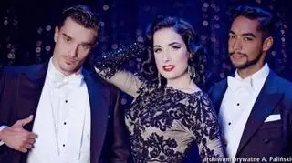 Aleksander Paliński i Dita von Teese 